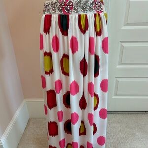 Lillian Skirt in Holiday Baubles